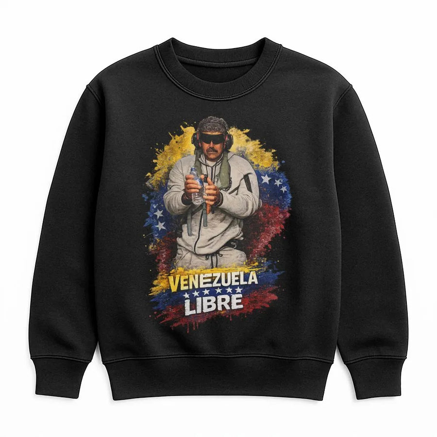 Venezuela Libre Sweatshirt | Patriotic Venezuelan Flag Design | Premium Cotton Blend | Gift for Venezuelan Patriot Men and Women