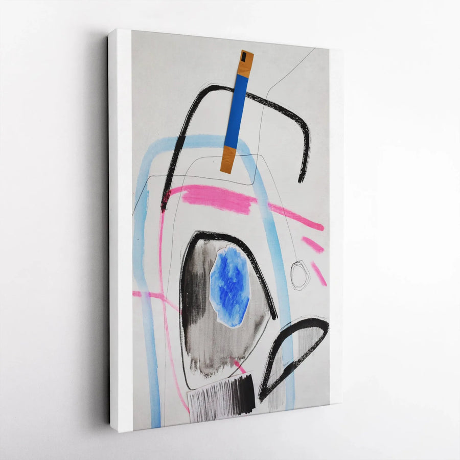 Abstract Canvas Wall Art | Bold Expressionist Painting Print | Premium Gallery Wrap Canvas | Modern Living Room & Office Decor