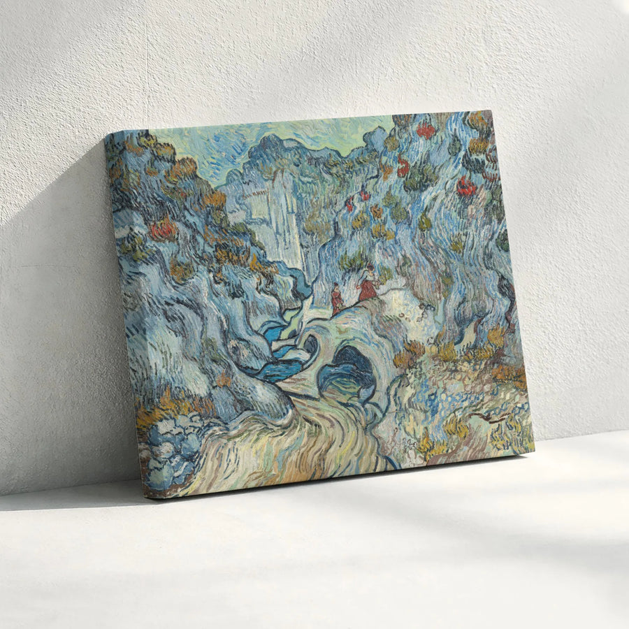 Van Gogh The Ravine Canvas Print | Post-Impressionist Landscape Painting | Fade-Resistant Gallery Wall Art | Collector's Gift for Art Lover