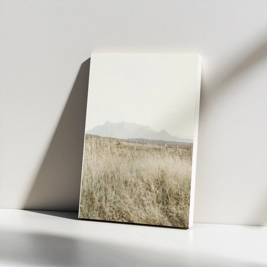 Mountain Landscape Vertical Canvas | Minimalist Boho Photography Print | Premium Gallery Wrapped Canvas | Modern Farmhouse Decor Gift