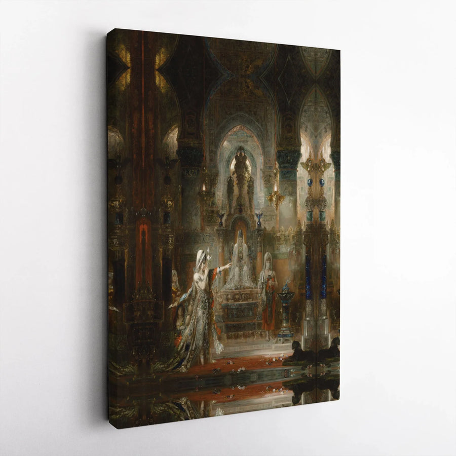 Gustave Moreau Salome Canvas Wall Art | Famous Symbolist Art Reproduction, Orientalist Painting | Premium Fade-Resistant Print | Collector's Gift for Classic Art Lover