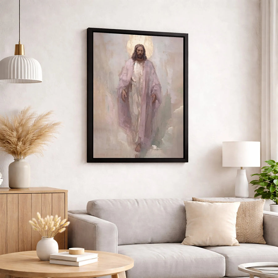 Jesus Christ Canvas Print | Impressionist Religious Wall Art | Premium Fade-Resistant Gallery Wrap | Spiritual Home Decor Gift