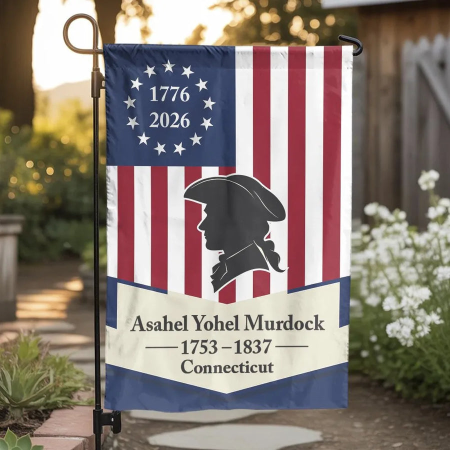 Patriotic Revolutionary War Garden Flag | 1776-2026 America 250th Anniversary | Double Sided Weather-Resistant Polyester | Historic Memorial Yard Decor