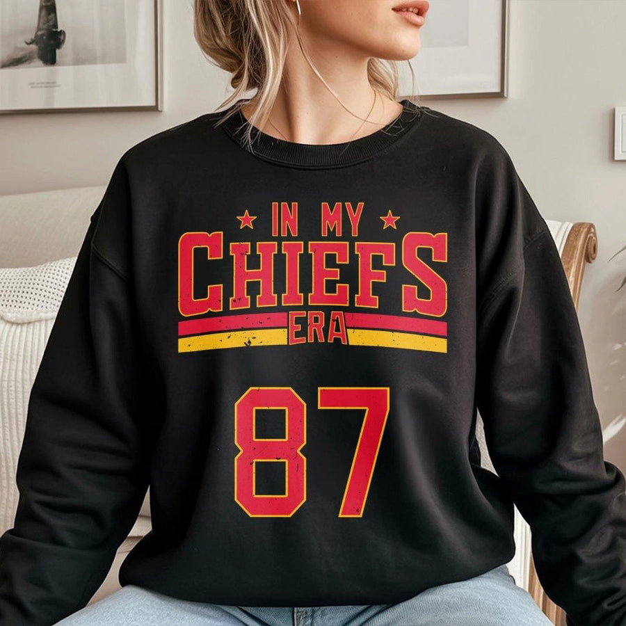 In My Chiefs Era 87 Kansas City Football Sweatshirt