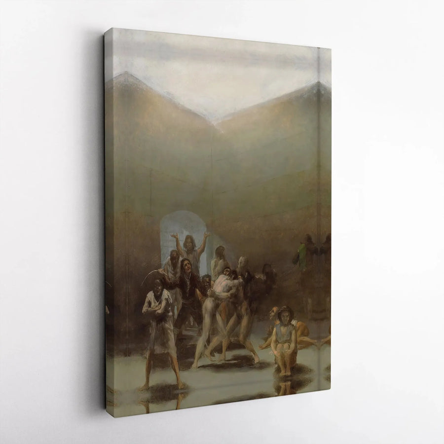 Francisco Goya Pilgrimage to San Isidro Canvas Print | Famous Oil Painting Reproduction | 1.25 Inch Gallery Wrap | Museum Quality Fine Art Gift