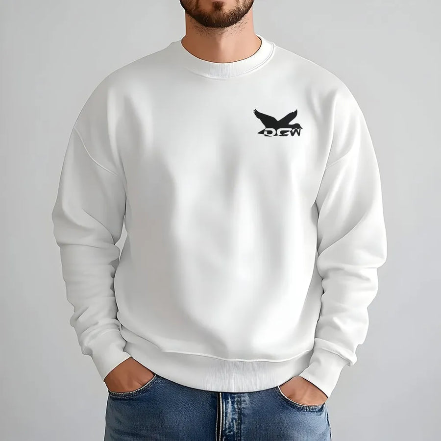 Dixie Creek Waterfowl Sweatshirt | Duck Hunting Logo Graphic | Premium Cotton Blend | Gift For Outdoor Hunters And Wildlife Enthusiasts