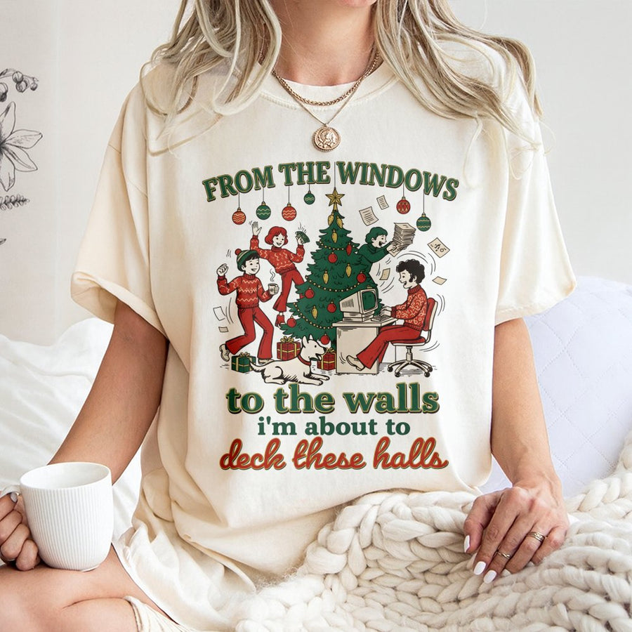 Funny Christmas T-Shirt | Retro Hip Hop Holiday Lyric Design | 100% Cotton Premium Tee | Unique Festive Gift For Men And Women