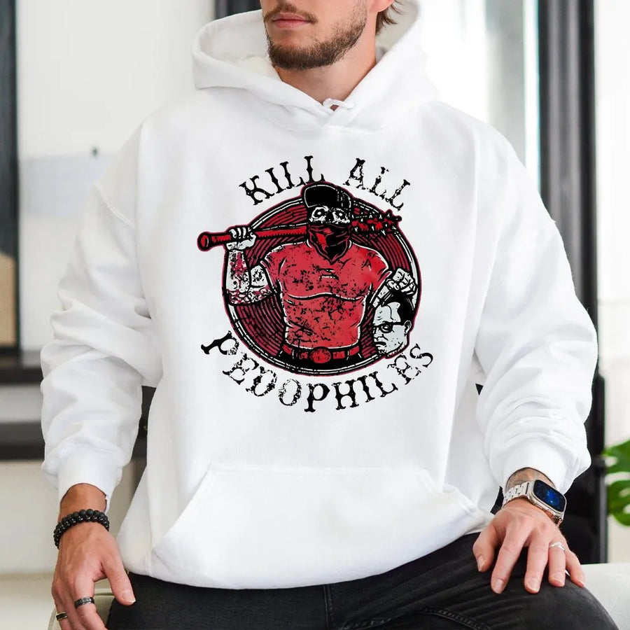 Graphic Streetwear Hoodie | Bold Vigilante Message Art | Cotton Blend Comfort | Premium Unisex Casual Pullover