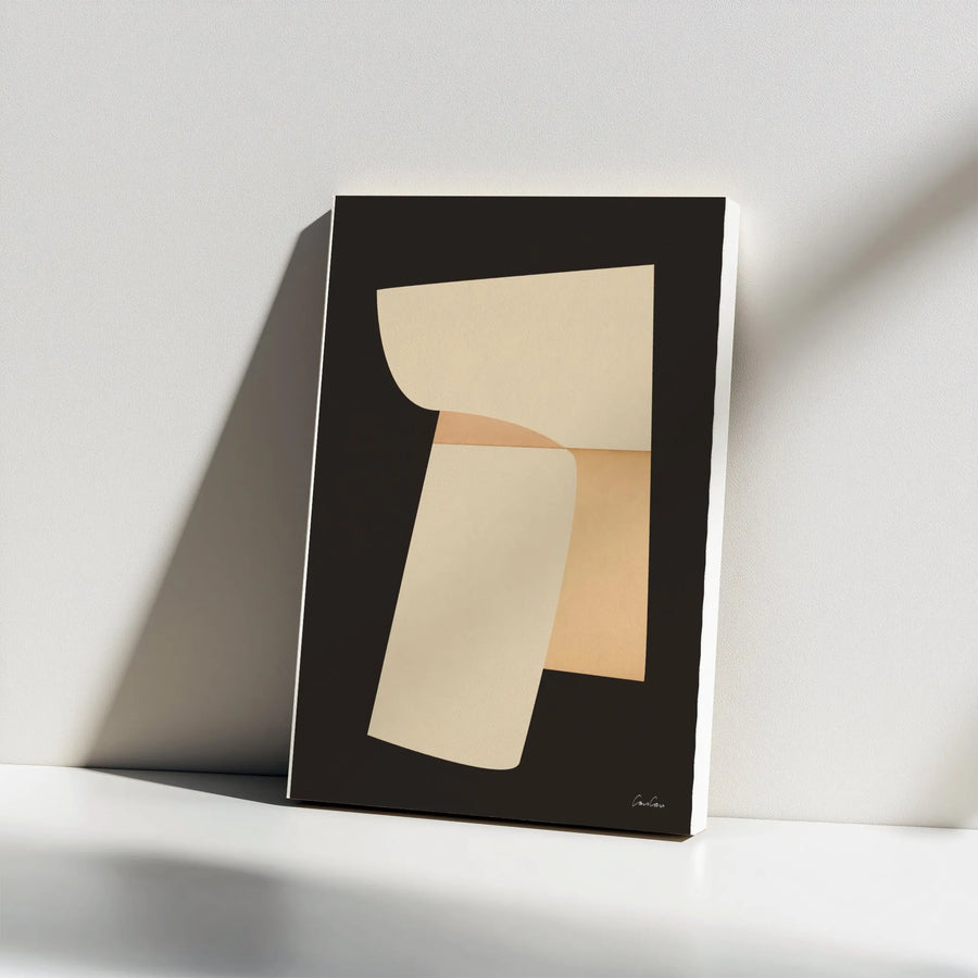 Abstract Canvas Wall Art | Modern Geometric Shapes Print | Thick 1.25" Gallery Wrap Canvas | Premium Home & Office Decor Gift
