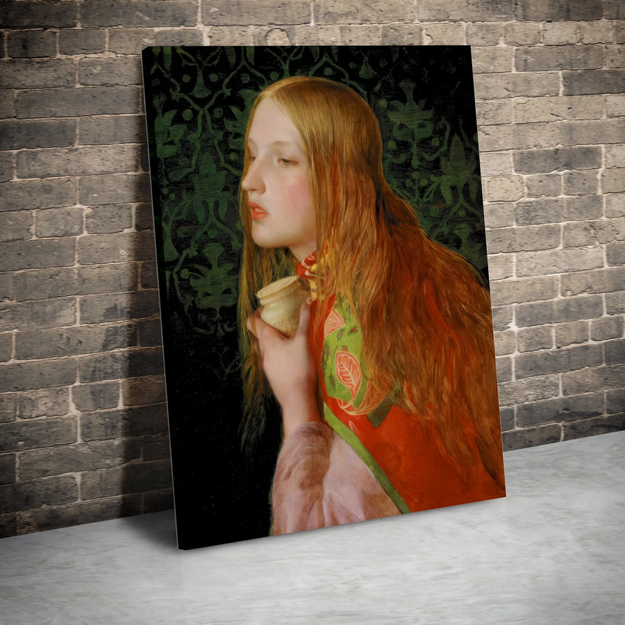 The Love Cup by Dante Gabriel Rossetti | Pre-Raphaelite Fine Art Print | Gallery-Quality 1.25" Canvas | Classic Home Decor Wall Art
