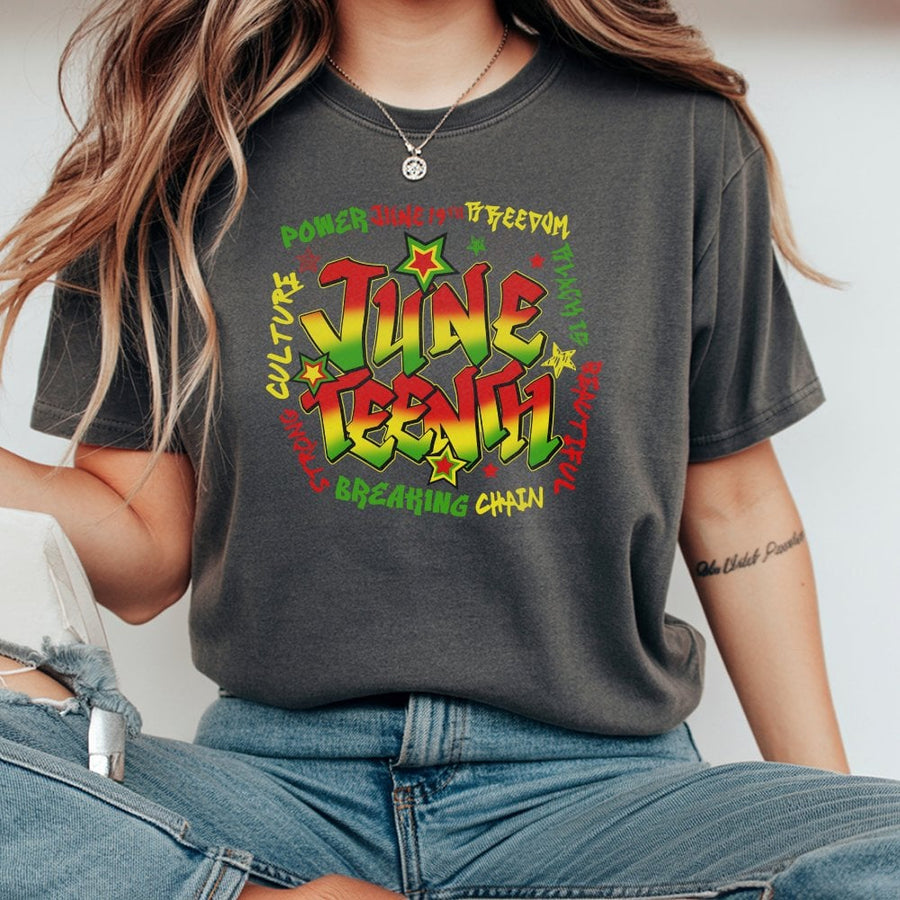 Juneteenth T-Shirt | Emancipation Day Freedom Design | Premium 100% Cotton Tee | Black History Month Apparel Gift for Men and Women