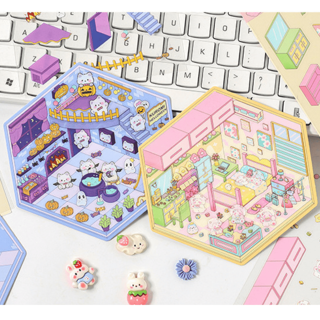 Stick n’ Scene 3D DIY Scene Stickers Therapy Sets