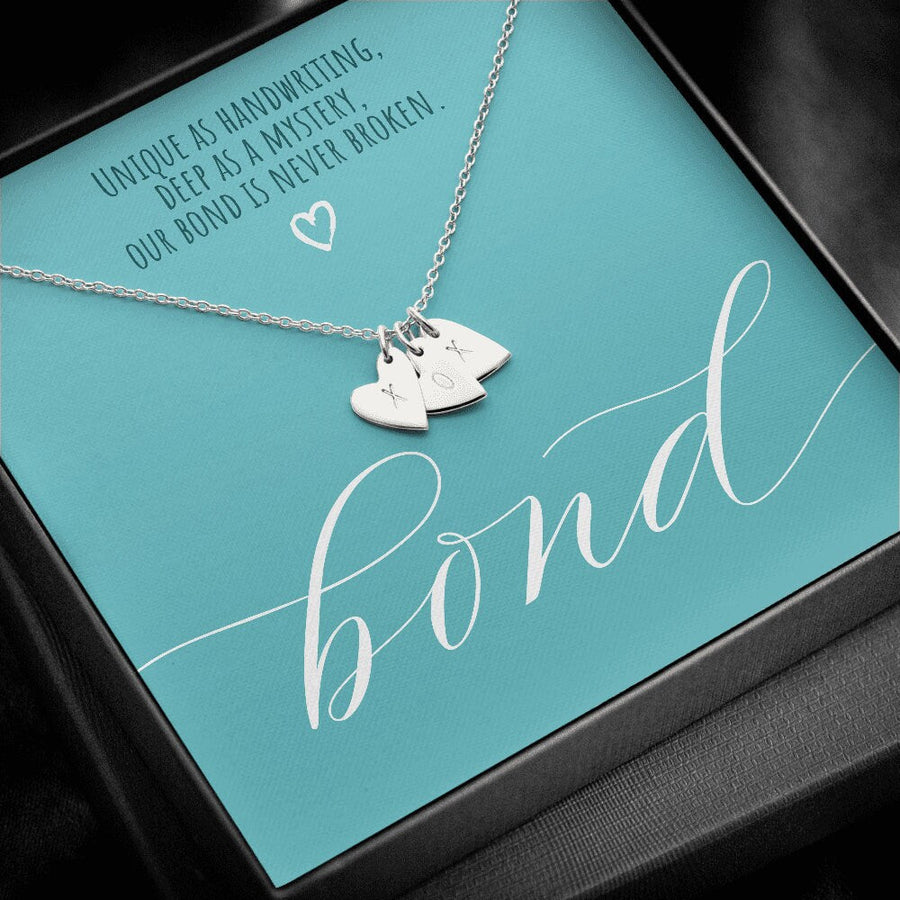 BOND Friend Gift for Her - Personalized Necklace - BFF Meaningful Inspirational Jewelry
