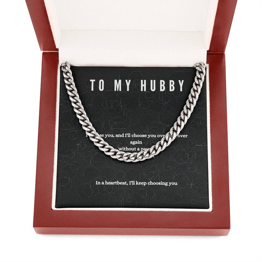 Chain Necklace for Husband.