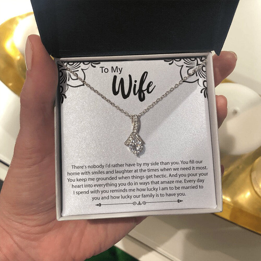 To my special wife Necklace
