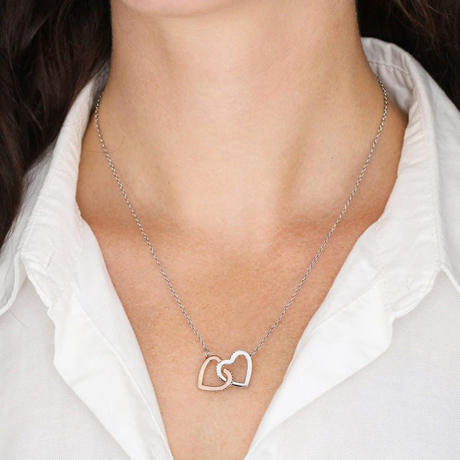 Necklace with Romantic Card -Valentines Day / Anniversary / Birthday Gift for Her