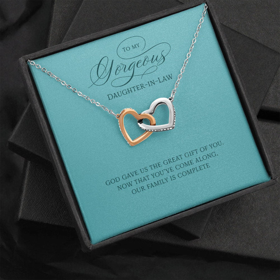Daughter-In-Law Gift On Wedding Day, Future Daughter In Law /Wedding Gift For Bride From Mother or Father In Law Necklace