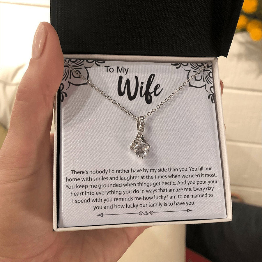 To my special wife Necklace