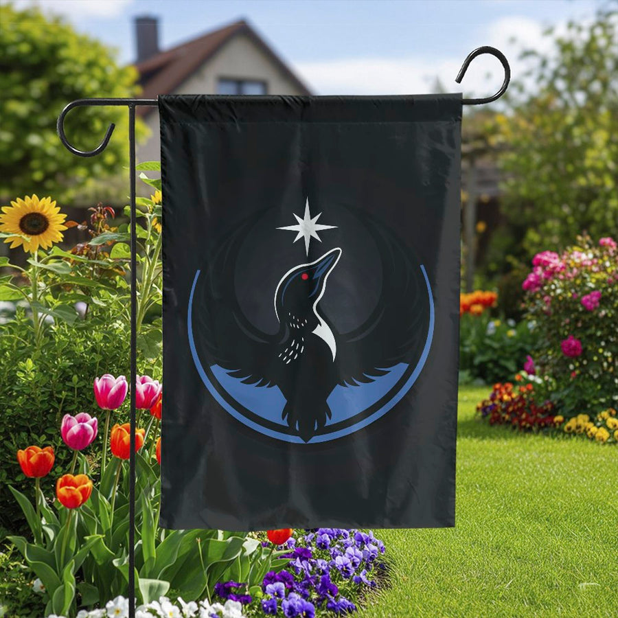 Minnesota Resistance Flag Garden Banner | Loon and North Star Design | Double-Sided Premium Polyester | MN Pride Yard Decor Gift