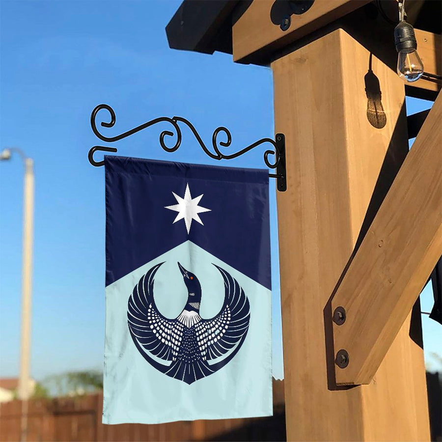 New Minnesota State Flag | Loon & North Star Garden Flag | Double Sided Polyester | Premium Outdoor Yard Decor & Patriotic Gift