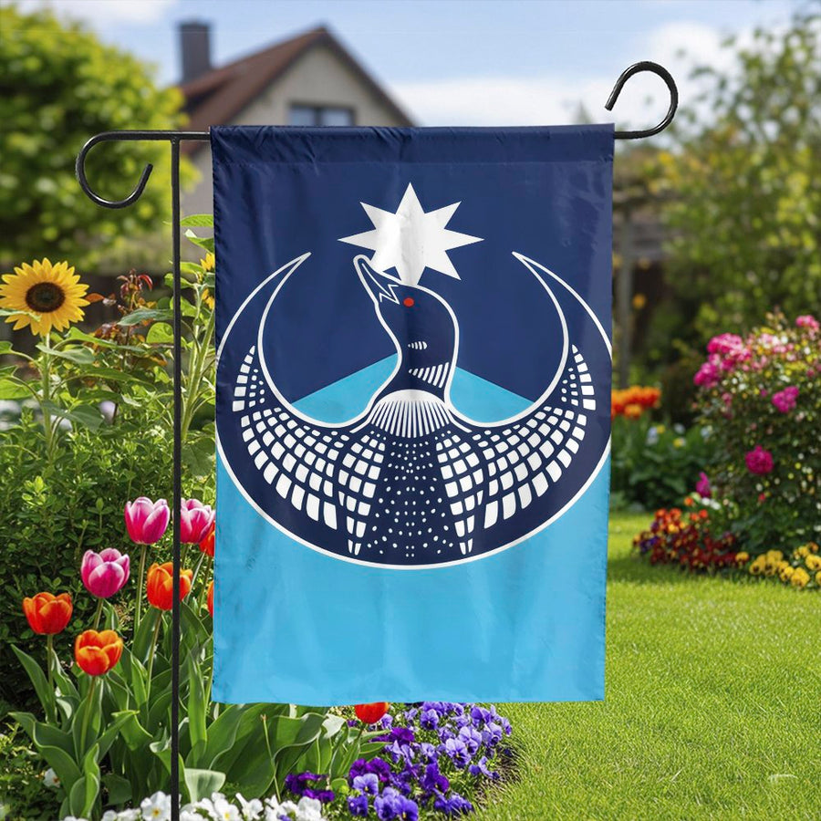 Minnesota Resistance Flag | Double-Sided Loon & North Star Design | Premium Weatherproof Polyester | Outdoor Garden & Yard Decor