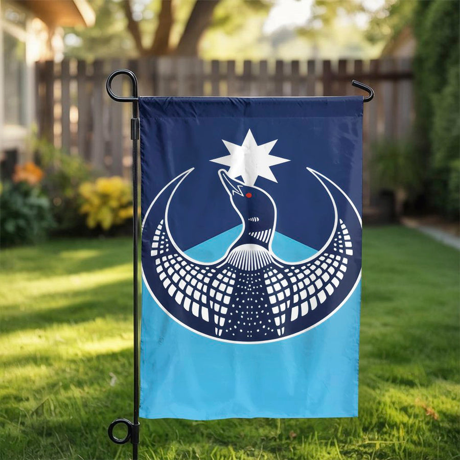 Minnesota Resistance Flag | Double-Sided Loon & North Star Design | Premium Weatherproof Polyester | Outdoor Garden & Yard Decor