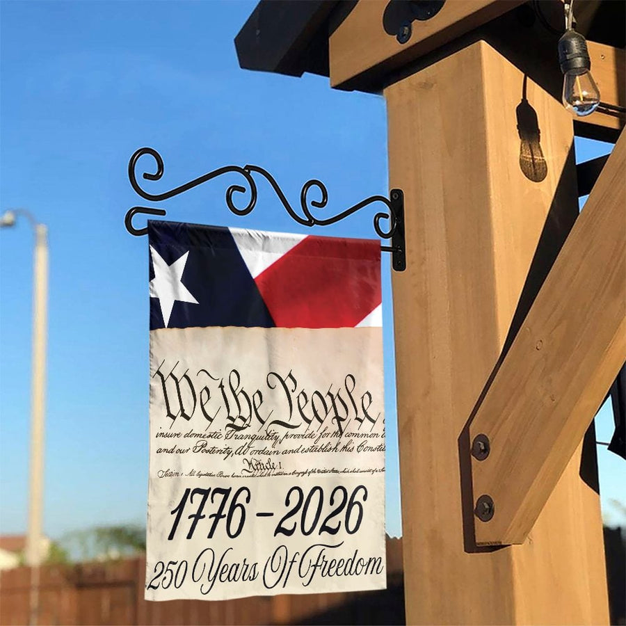 We The People Garden Flag | 1776-2026 250th Anniversary Design | Weather-Resistant Double Sided | Patriotic Yard Decor Collector's Gift