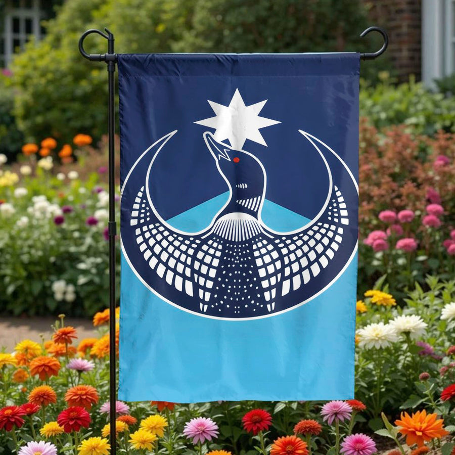 Minnesota Resistance Flag | Double-Sided Loon & North Star Design | Premium Weatherproof Polyester | Outdoor Garden & Yard Decor
