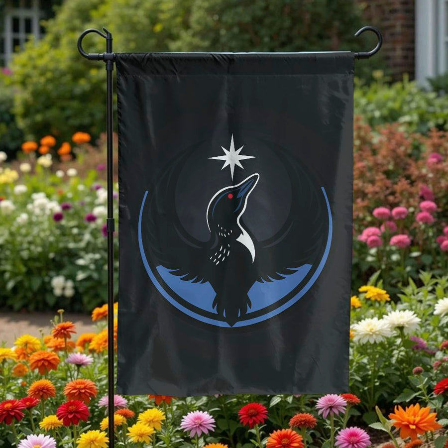 Minnesota Resistance Flag Garden Banner | Loon and North Star Design | Double-Sided Premium Polyester | MN Pride Yard Decor Gift
