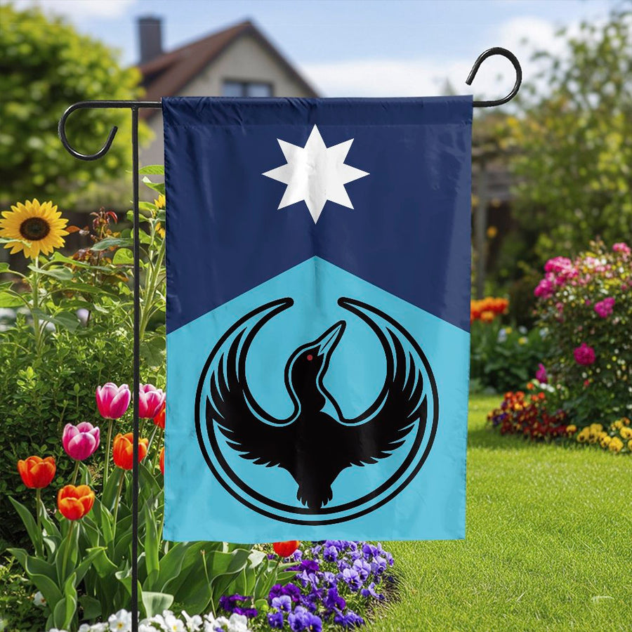 New Minnesota State Flag | Loon and North Star Garden Banner | Weather-Resistant Polyester | Premium Outdoor Yard Decor