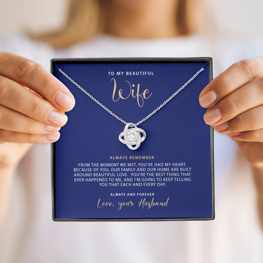 Wife Love Knot Necklace