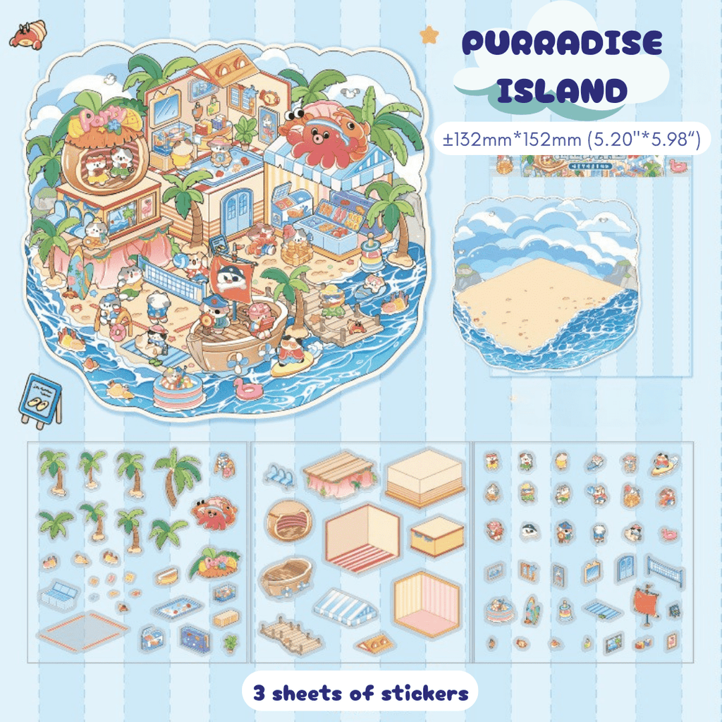 Stick n’ Scene 3D DIY Scene Stickers Therapy Sets