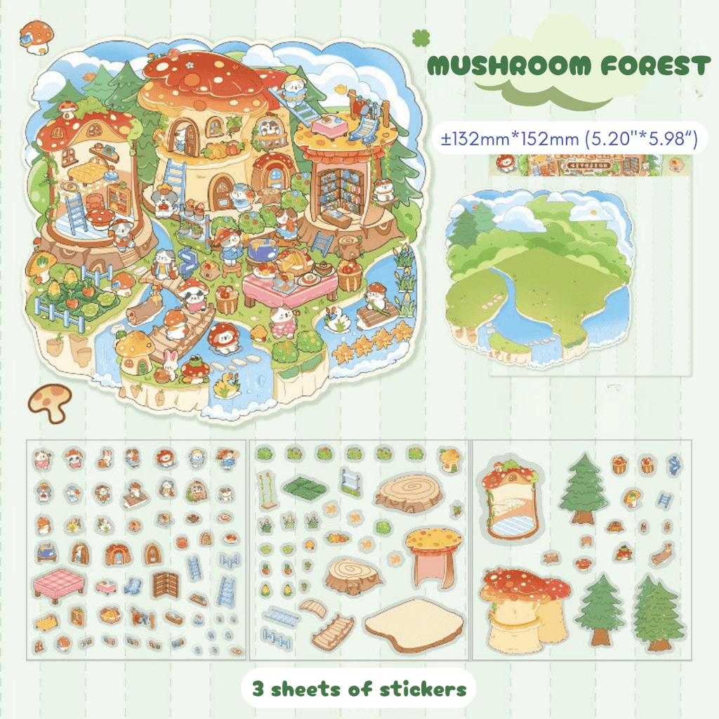 Stick n’ Scene 3D DIY Scene Stickers Therapy Sets