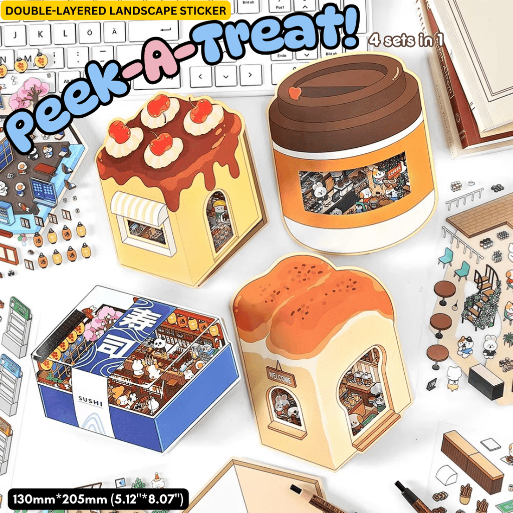 Stick n’ Scene 3D DIY Scene Stickers Therapy Sets
