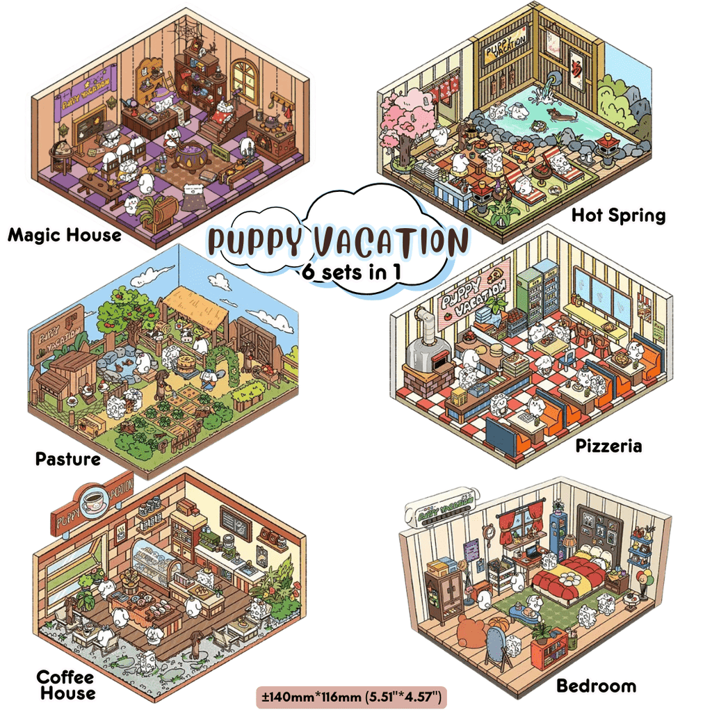 Stick n’ Scene 3D DIY Scene Stickers Therapy Sets