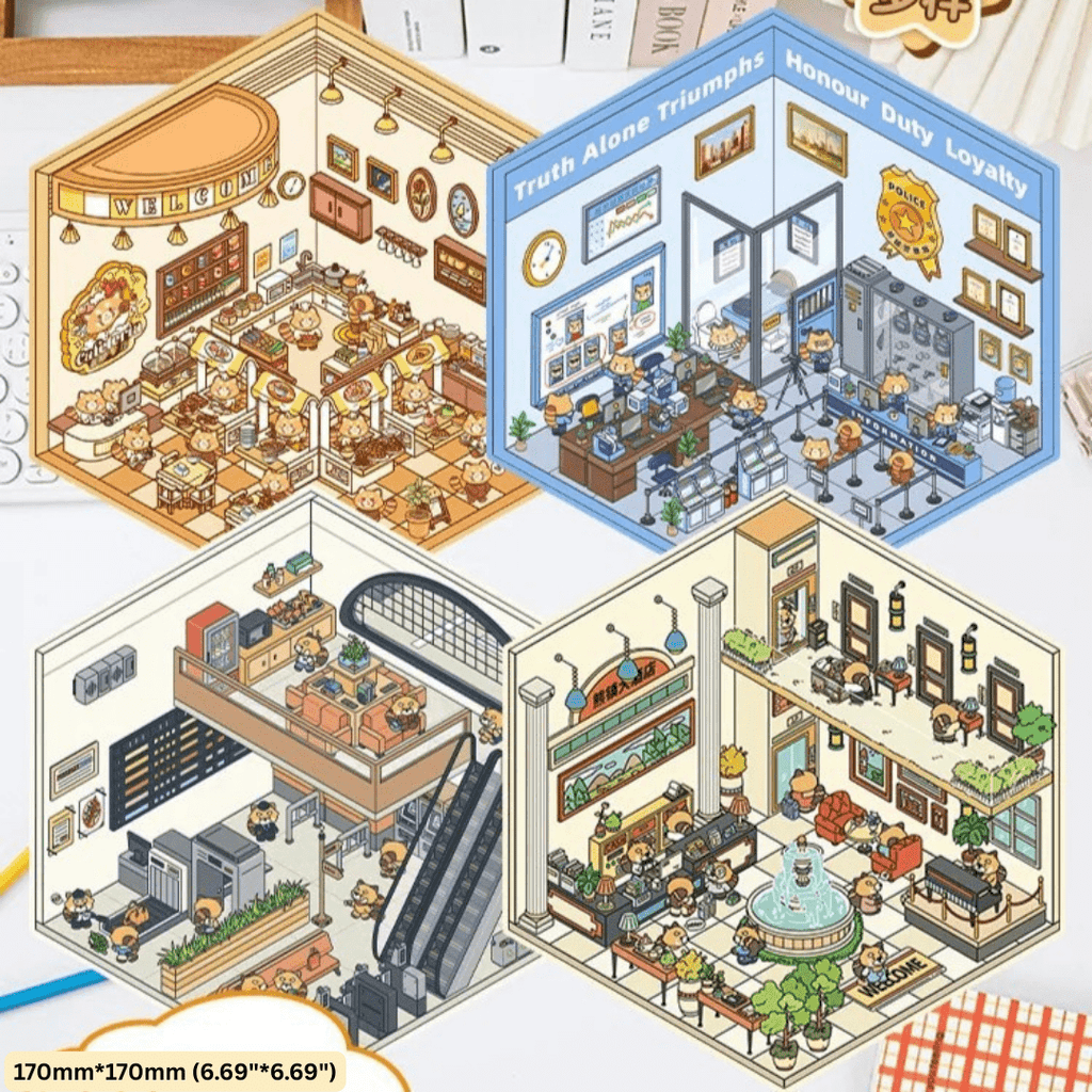 Stick n’ Scene 3D DIY Scene Stickers Therapy Sets