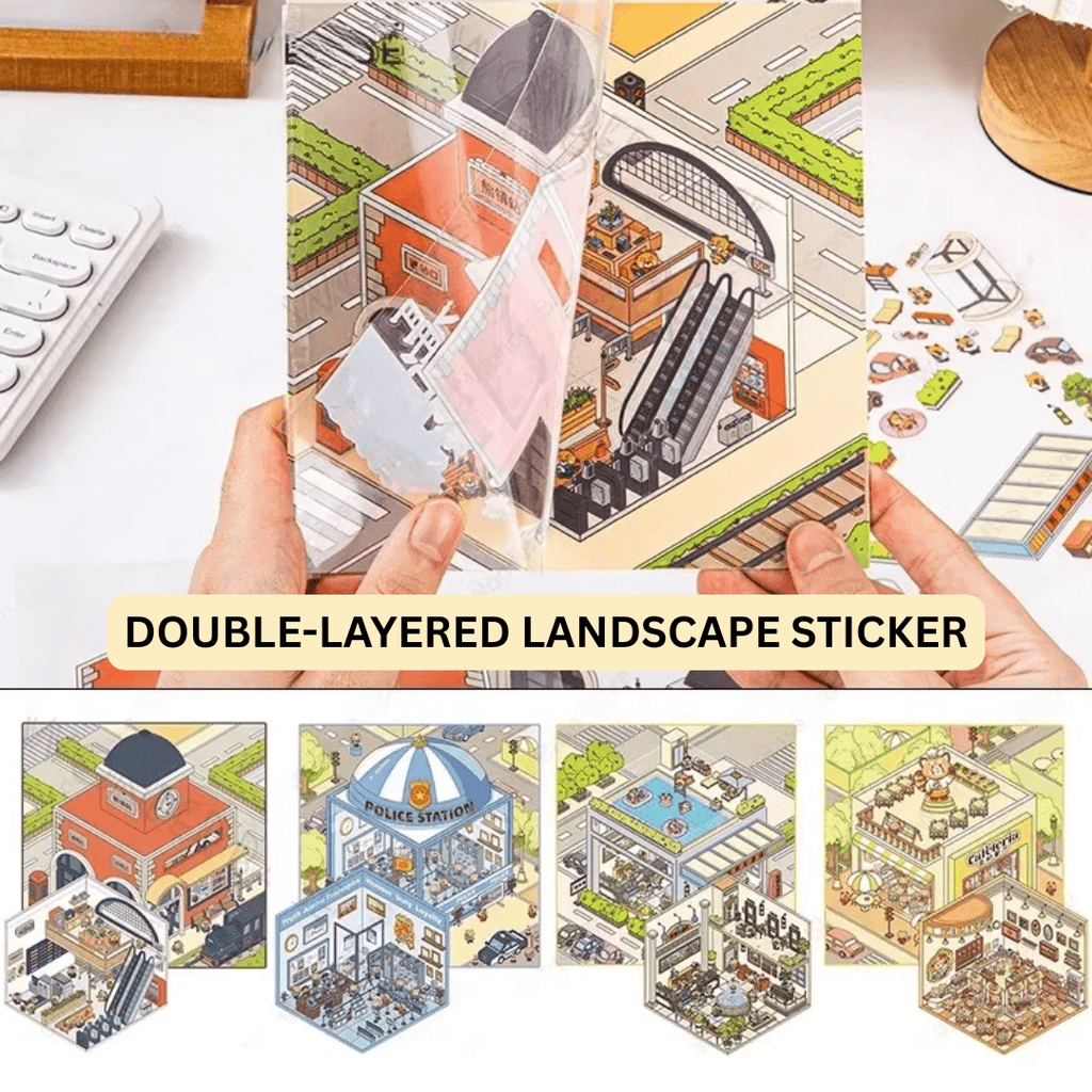 Stick n’ Scene 3D DIY Scene Stickers Therapy Sets