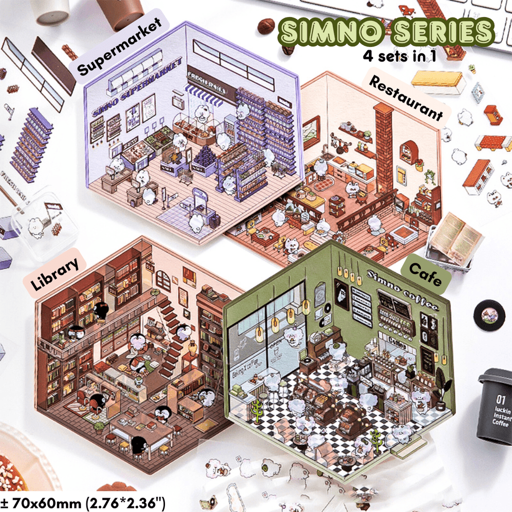 Stick n’ Scene 3D DIY Scene Stickers Therapy Sets
