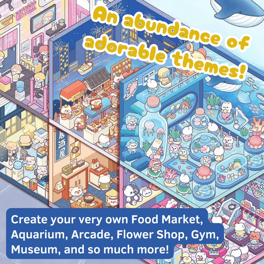 Stick n’ Scene 3D DIY Scene Stickers Therapy Sets