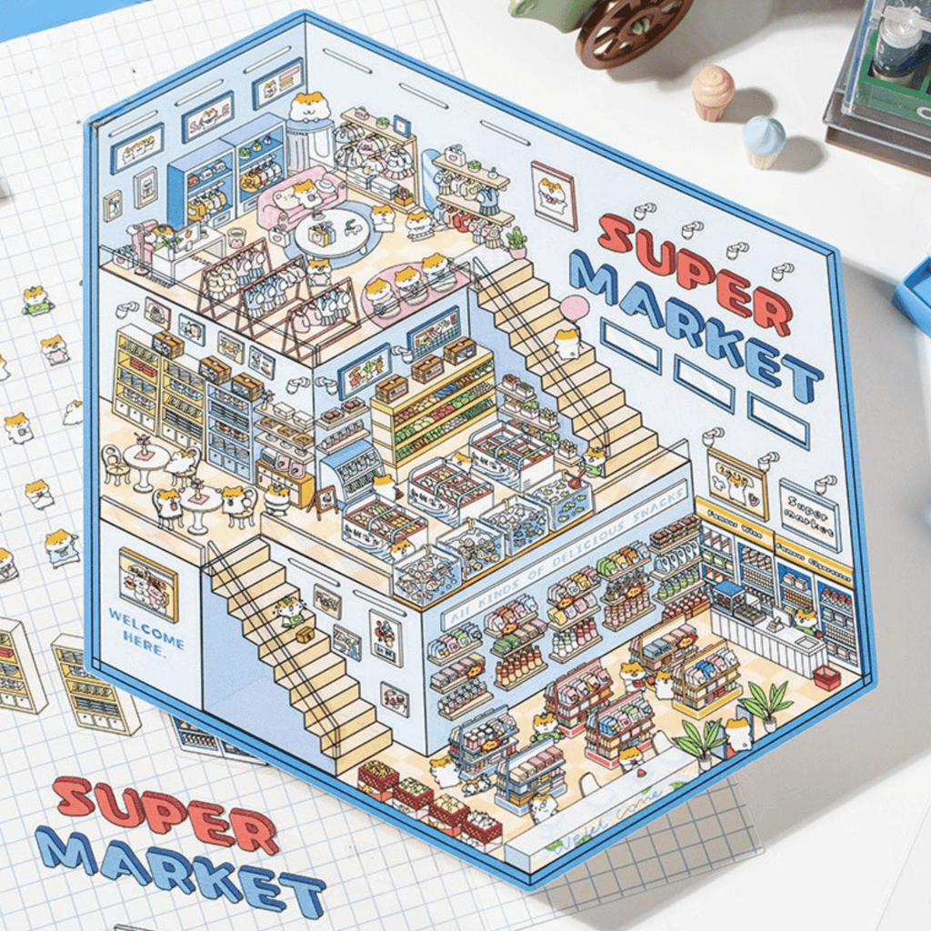 Stick n’ Scene 3D DIY Scene Stickers Therapy Sets