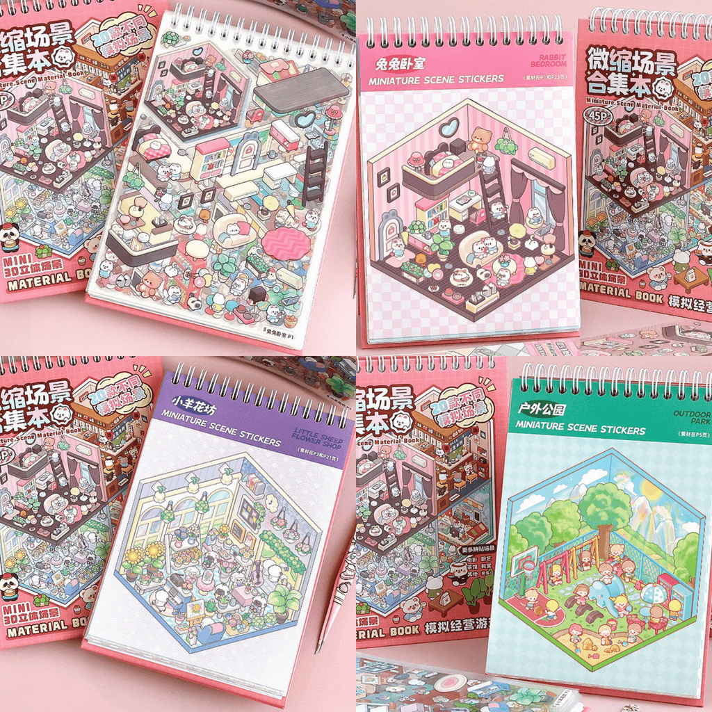 Stick n’ Scene 3D DIY Scene Stickers Therapy Sets