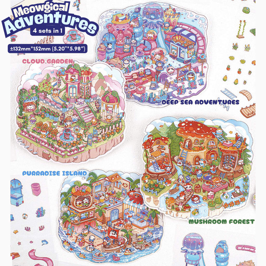 Stick n’ Scene 3D DIY Scene Stickers Therapy Sets