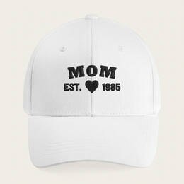 Mom's Custom Embroidered Hat — Her Name, Stitched In