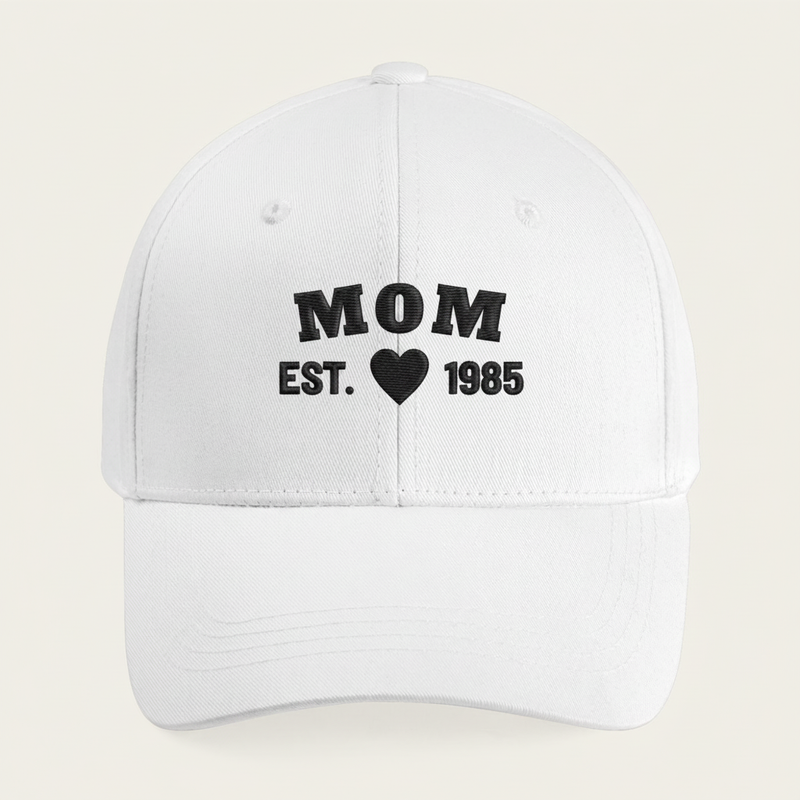For Mom - Mom's Custom Embroidered Hat — Her Name, Stitched In