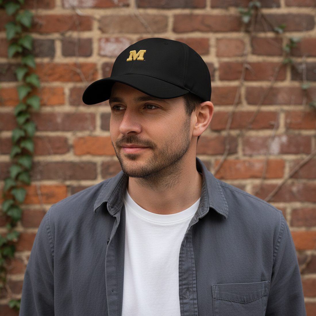 Just One Initial — a Ziror cap worn in real life