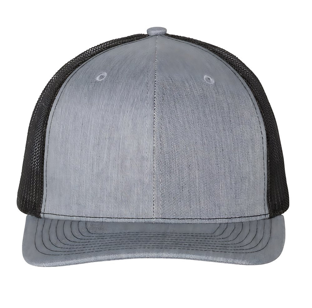 Trucker hat, heather grey black